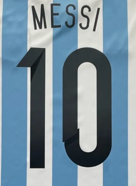 Argentina 2014 Messi Home Name Set