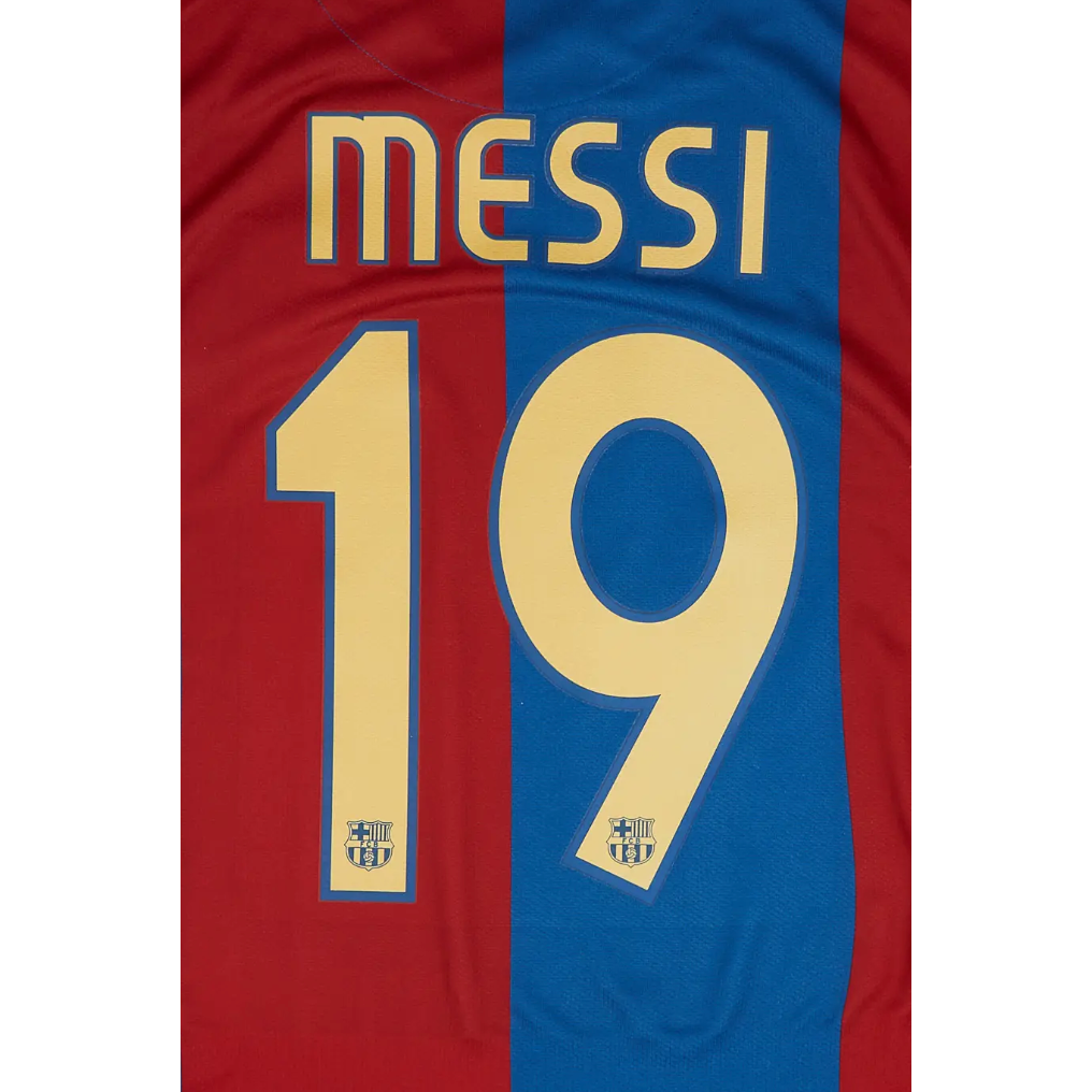 Barcelona 2006/07 Home/Away Messi Nameset