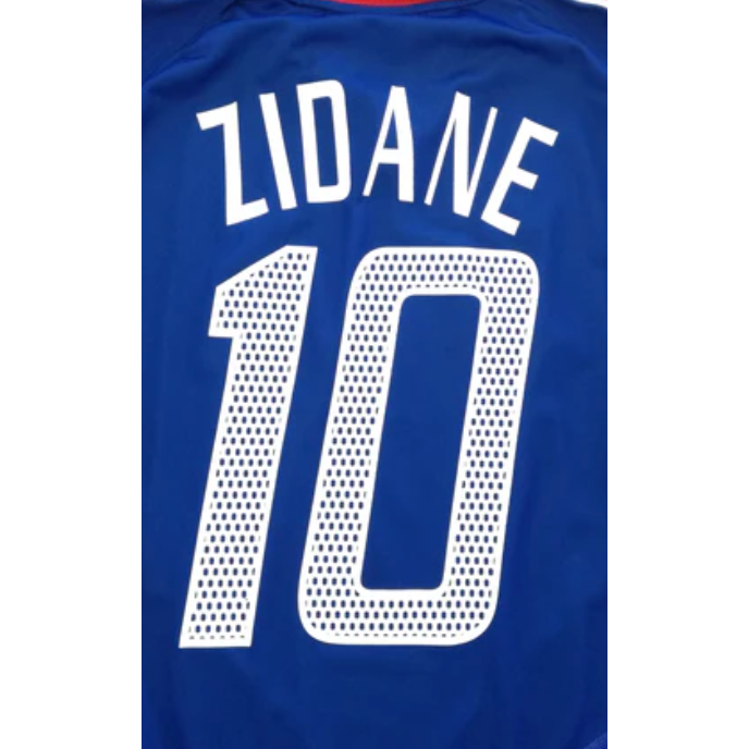 France 02/04 Zidane Home Name Set