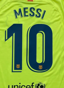 Barcelona 2018/19 Messi Away Name Set