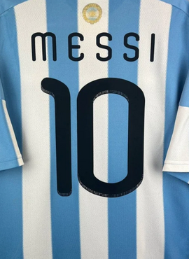 Argentina 2010 Messi Home Name Set