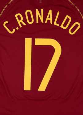 Portugal 2006 Ronaldo Home Name Set