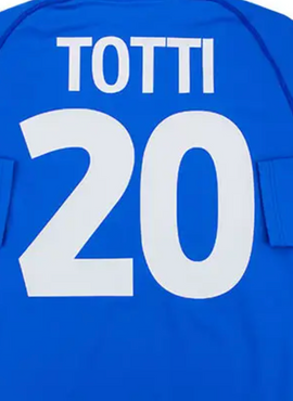 Italy 2000 Totti Home Name Set