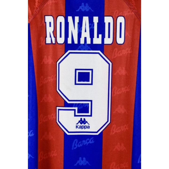 Barcelona 1996/97 Home Ronaldo Name Set