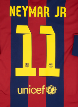 Barcelona 2014/15 Neymar Home Name Set