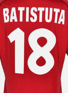 AS Roma 2000/01 Batistuta Home Name Set