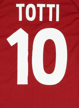 AS Roma 2000/01 Totti Home Name Set