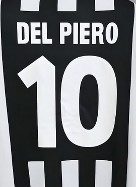 Juventus 1999/00 Del Piero Home Name Set