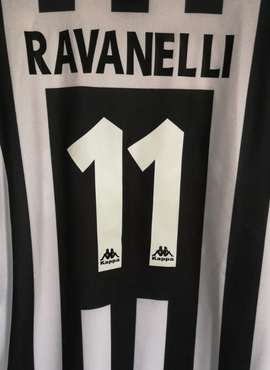 Juventus 1995/96 Ravanelli Home Name Set