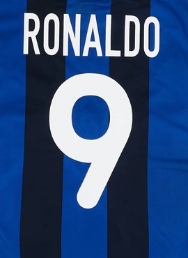 Inter Milan 2000/02 Ronaldo Home Name Set