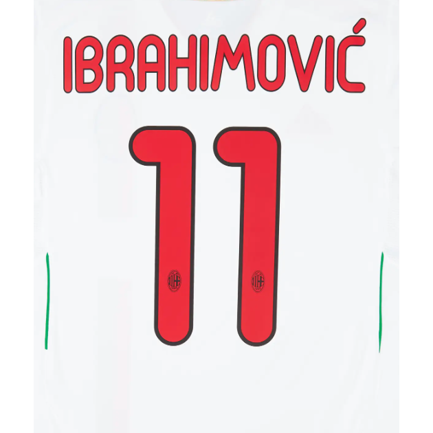 AC Milan 2011/12 Away Ibrahimovic Name Set