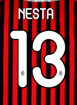 AC Milan 2011/12 Home Nesta Name Set