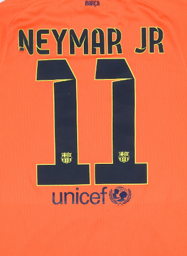 Barcelona 2014/15 Away Neymar Name Set