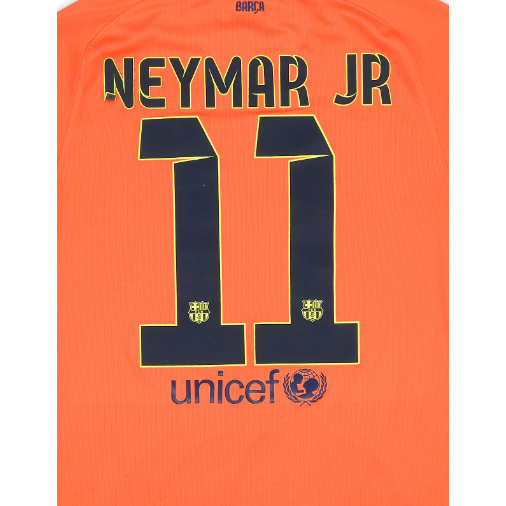 Barcelona 2014/15 Away Neymar Name Set