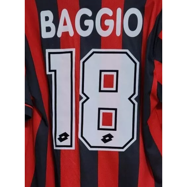AC Milan 1996/97 Baggio Home Name Set