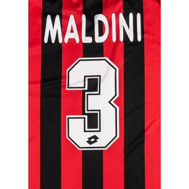 AC Milan 1996/97 Maldini Home Name Set