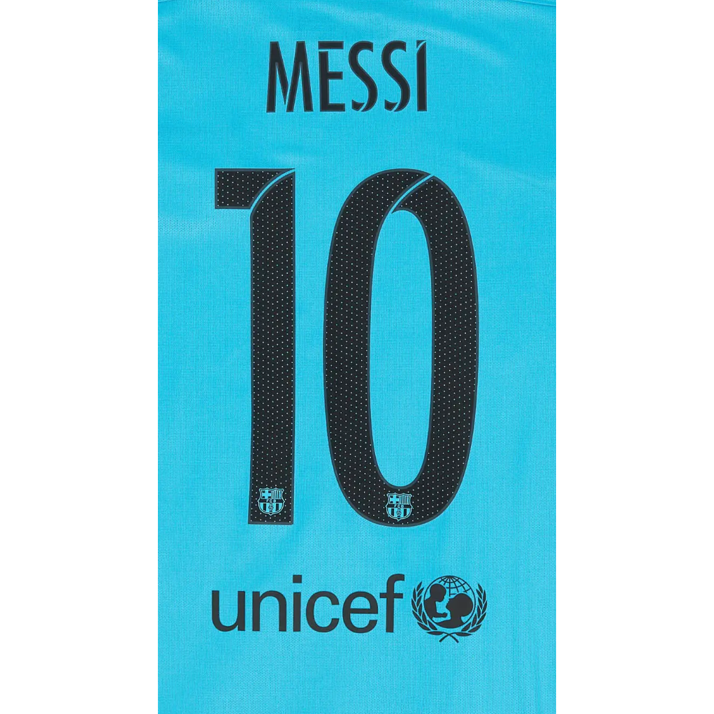Barcelona 2015/16 Messi 3rd Name Set