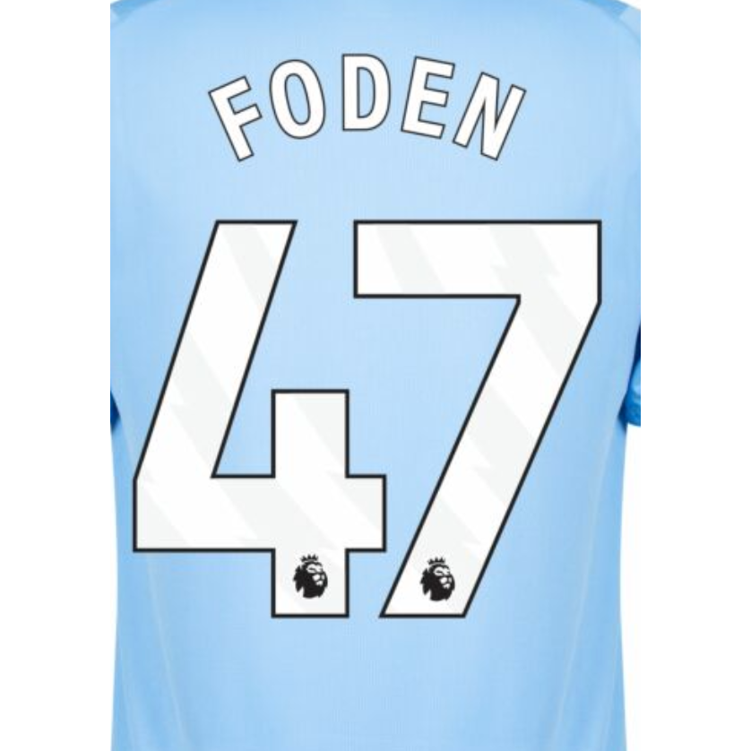 Man City 23/24 Foden Home Name Set