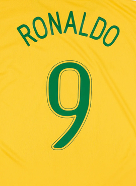 Brazil 2006 Ronaldo Home Name Set