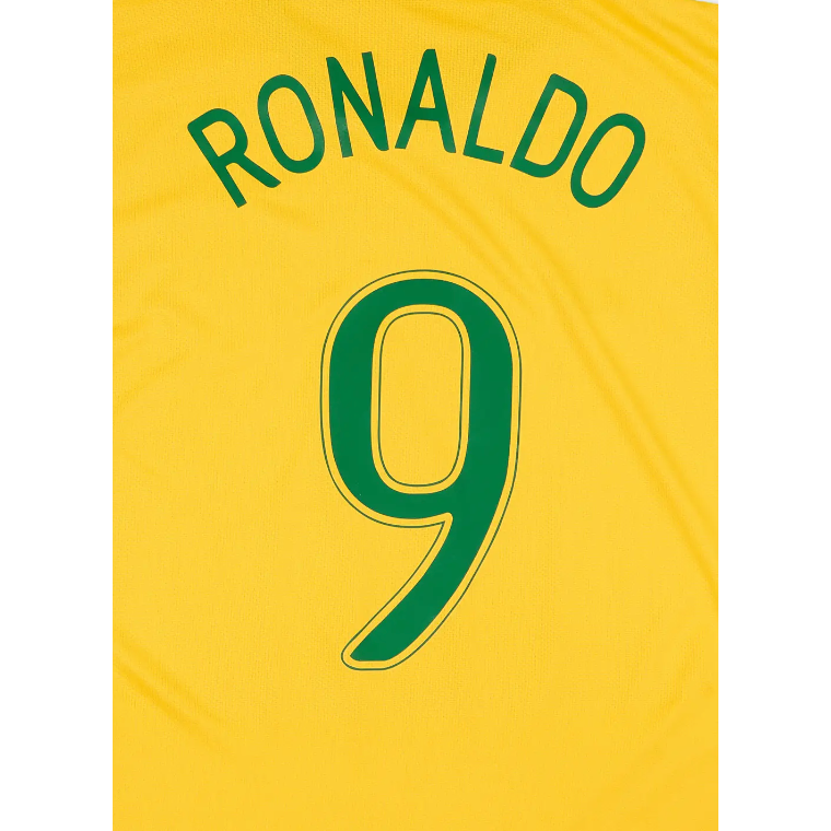 Brazil 2006 Ronaldo Home Name Set