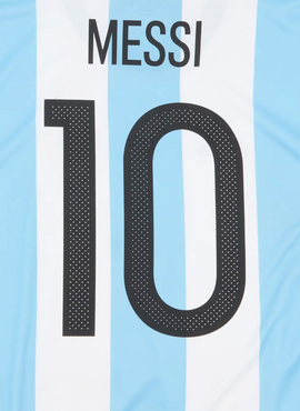 Argentina 2016 Messi Home Name Set