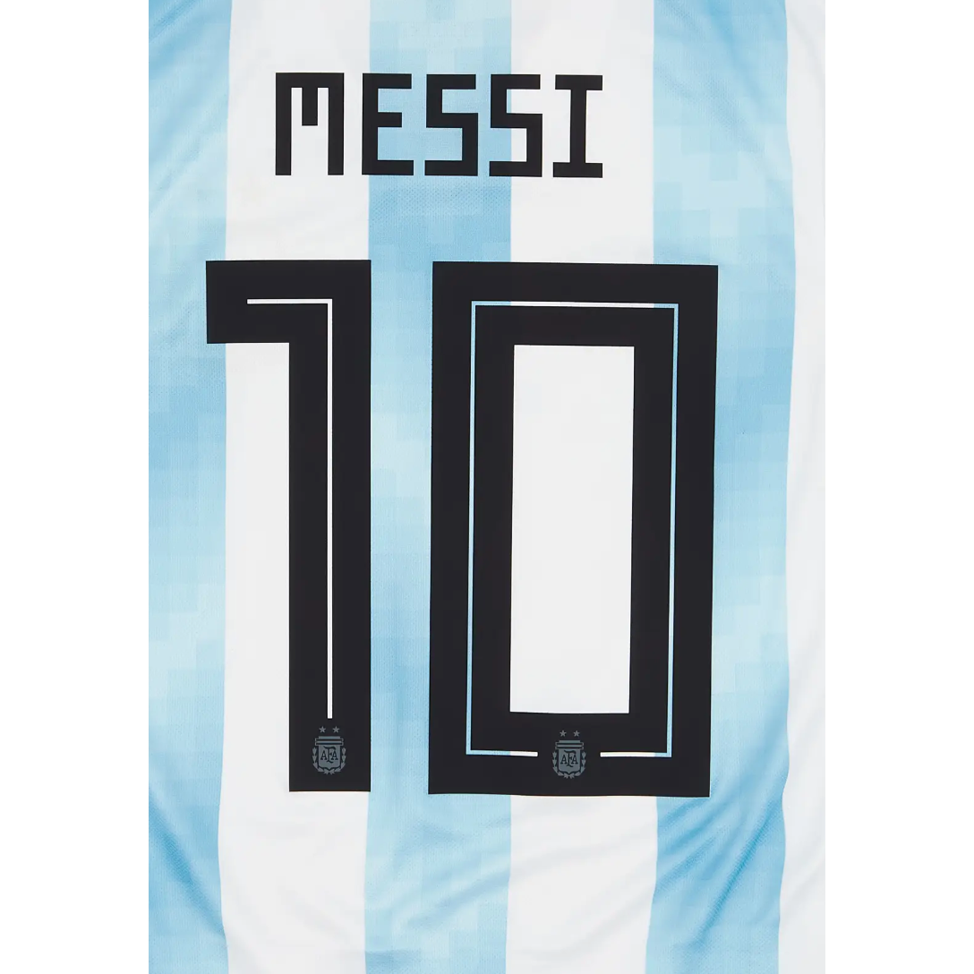 Argentina 2018 Messi Home Name Set
