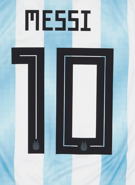 Argentina 2018 Messi Home Name Set