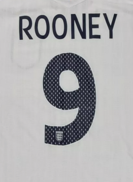 England 2006/08 Rooney Home Name Set