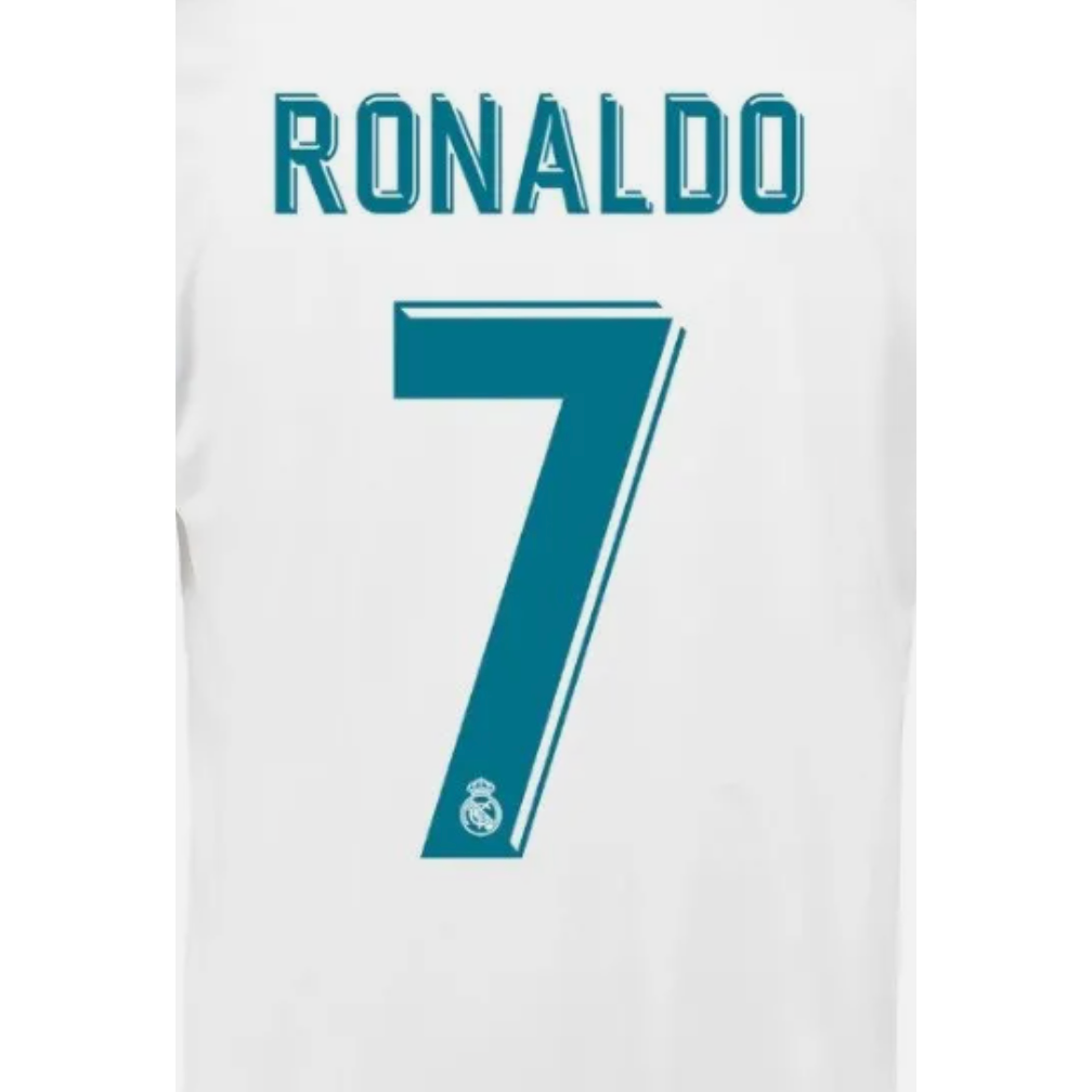 Real Madrid 2017/18 Ronaldo Home Name Set