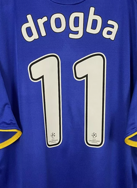 Chelsea 2007/08 UCL Home Drogba Name Set