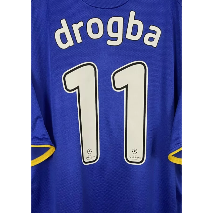 Chelsea 2007/08 UCL Home Drogba Name Set