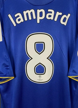 Chelsea 2007/08 UCL Home Lampard Name Set