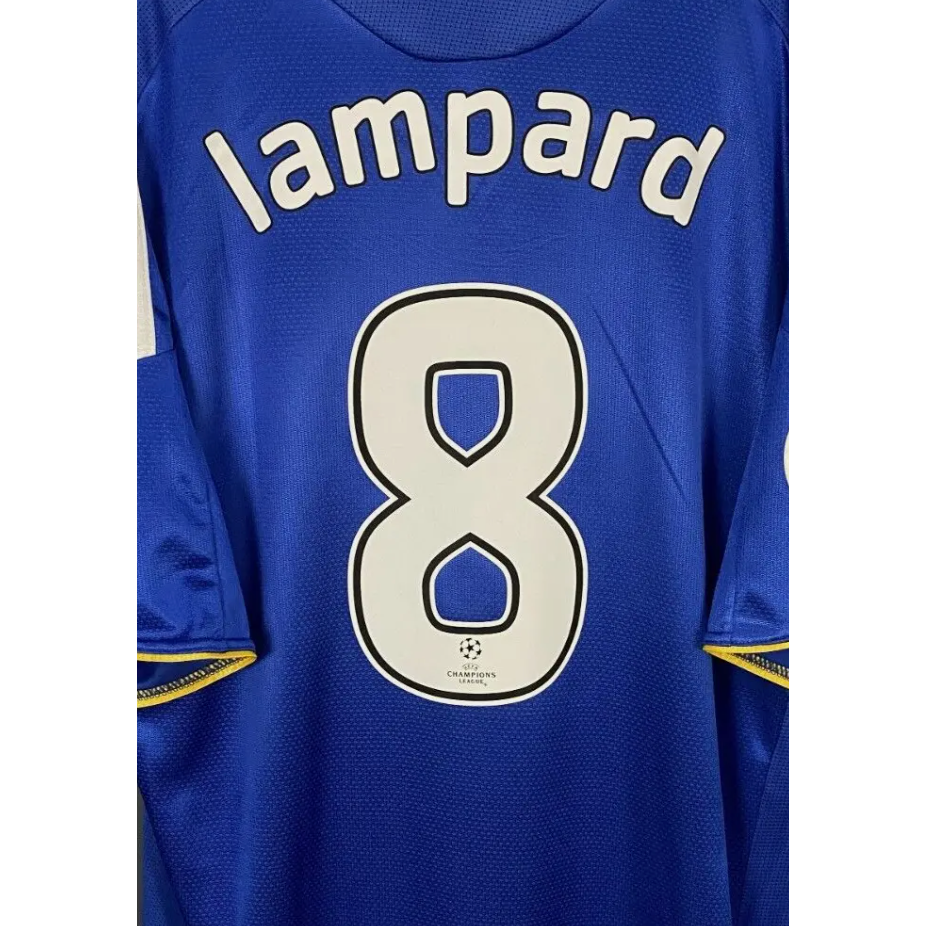 Chelsea 2007/08 UCL Home Lampard Name Set