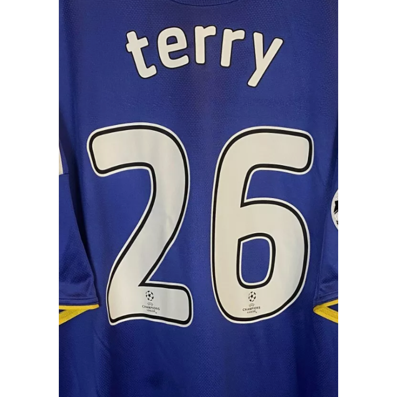 Chelsea 2007/08 UCL Home Terry Name Set