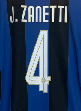 Inter Milan 2008/09 Zanetti Home Name Set