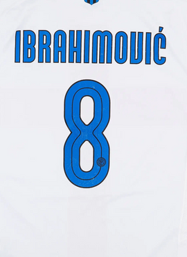 Inter Milan 2007/08 Ibrahimovic Away Name Set