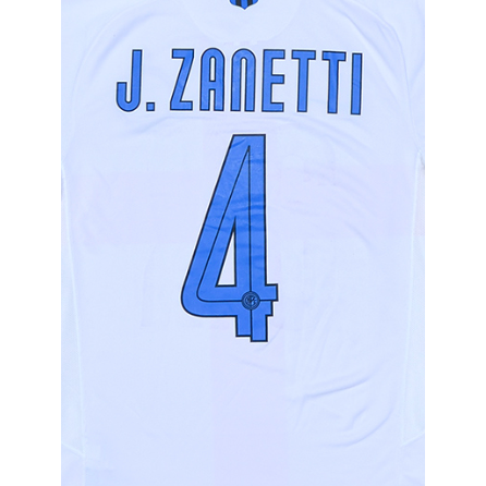 Inter Milan 2007/08 Zanetti Away Name Set