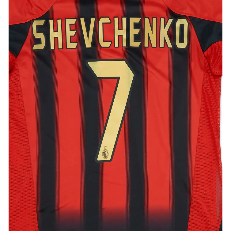 AC Milan 2004/07 Home Shevchenko Name Set