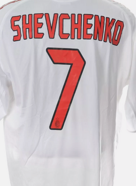 AC Milan 2004/07 Shevchenko Away Name Set