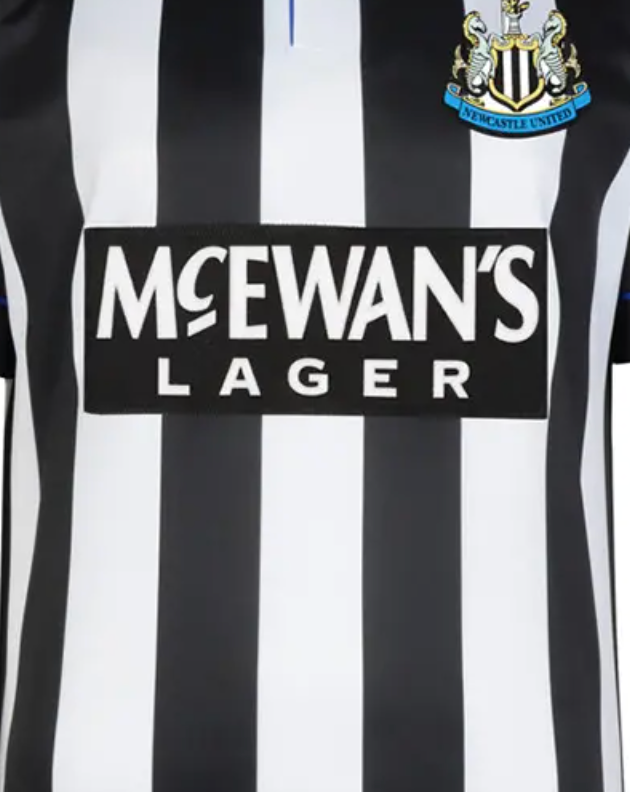 Newcastle McEwans Lager Replacement Sponsor