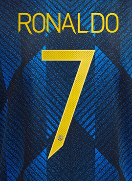 Man United 2021/22 Ronaldo 3rd Cup Name Set