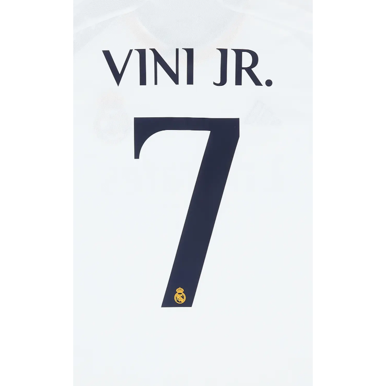 Real Madrid 2023/24 Home UCL Vini Jr Name Set