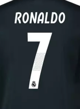 Real Madrid 2018/19 Ronaldo Away Name Set