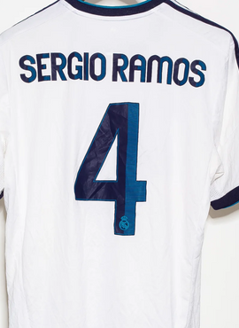 Real Madrid 2012/13 Home Sergio Ramos Name Set