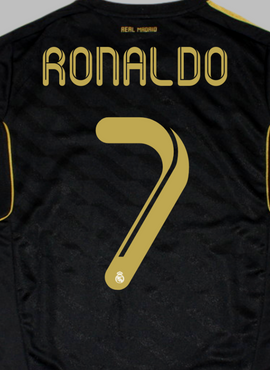 Real Madrid 2011/12 Ronaldo Away Name Set