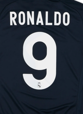 Real Madrid 2009/10 Away Ronaldo Name Set