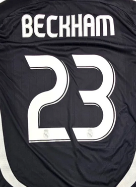 Real Madrid 2006/07 Away Beckham Name Set