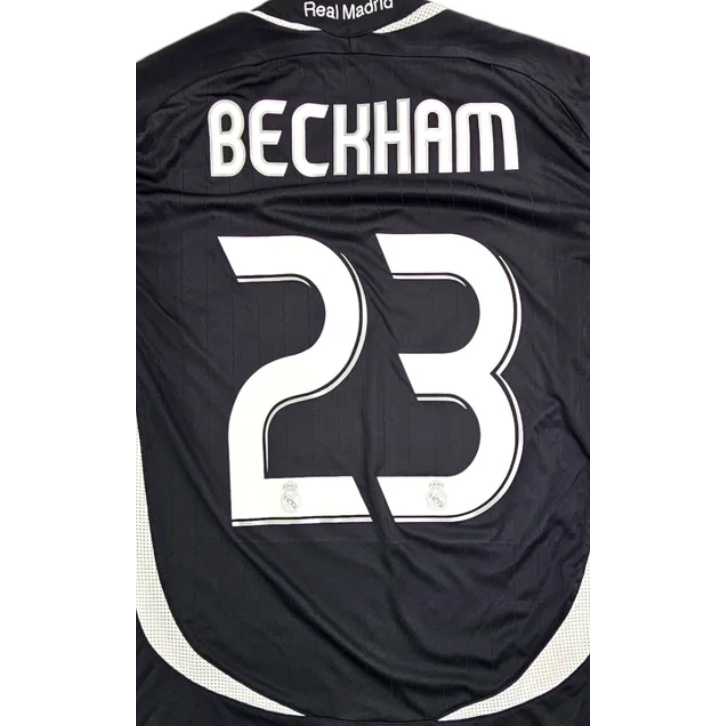 Real Madrid 2006/07 Away Beckham Name Set