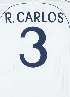 Real Madrid 1998/00 Roberto Carlos Home Name Set