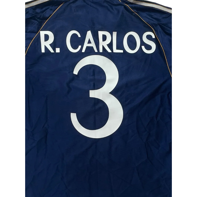 Real Madrid 1998/00 Roberto Carlos Away Name Set